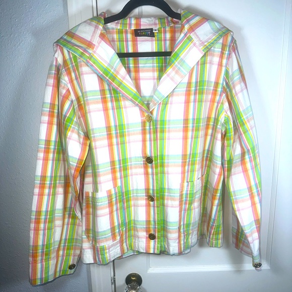 Big Bud Press Summer Plaid Sailor Jacket - Picture 7 of 10